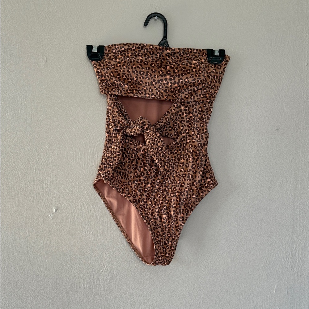 Aerie Leopard Print Swimsuit XS